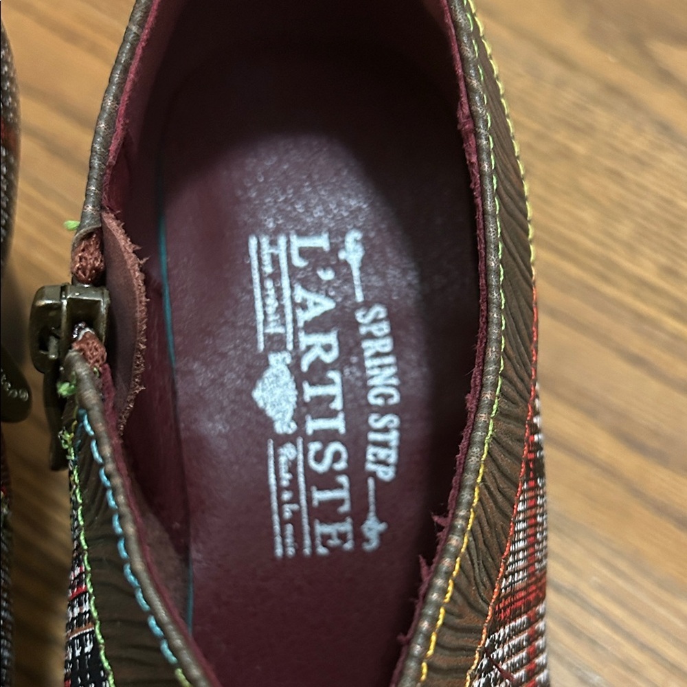 L’Artiste Spring Step Shoes Women’s 36 Palagia Cap Toe Heels Artsy Preppy Office - Picture 11 of 11